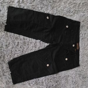 Crest Black Apparel with Orange Label